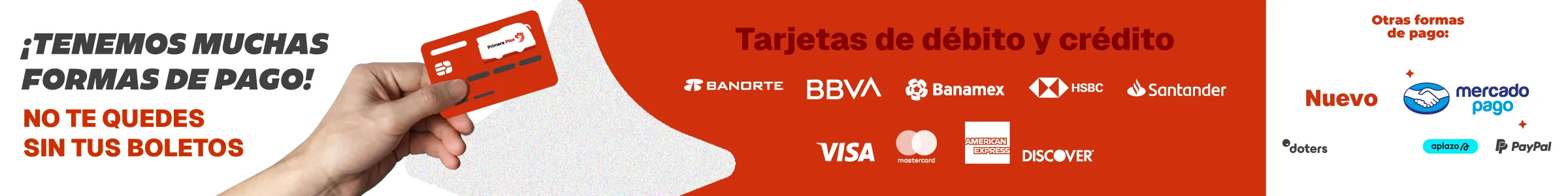 Formas de pago