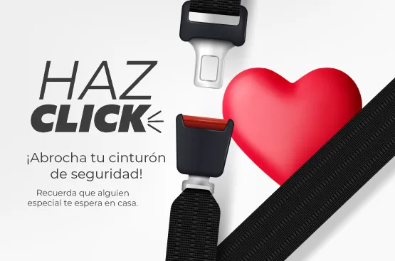 Abrocha tu cinturón de seguridad