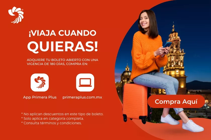 Adquiere tu boleto abierto